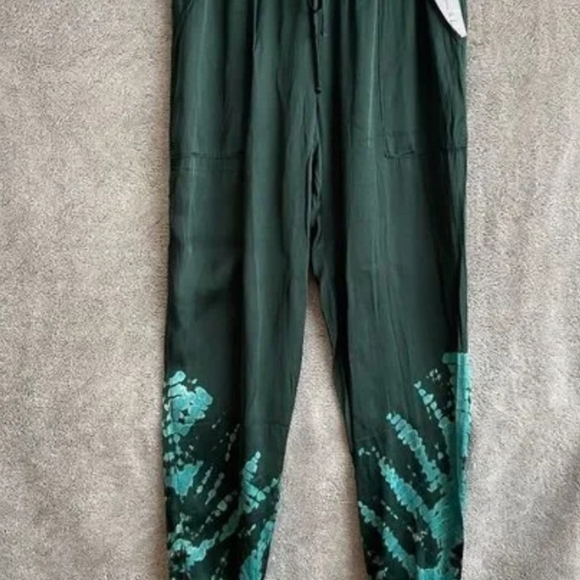 YOUNG FABULOUS & BROKE SATIN JOGGERS PANTS SIZE S NWT - Picture 2 of 7